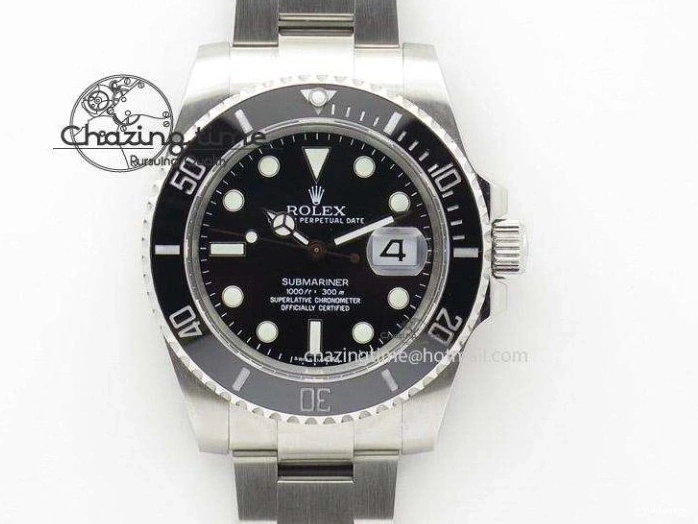 LN A2836 YG Dial Best Edition Wrapped Wrapped Bracelet Submariner Black 116618 D1F YG on 0207